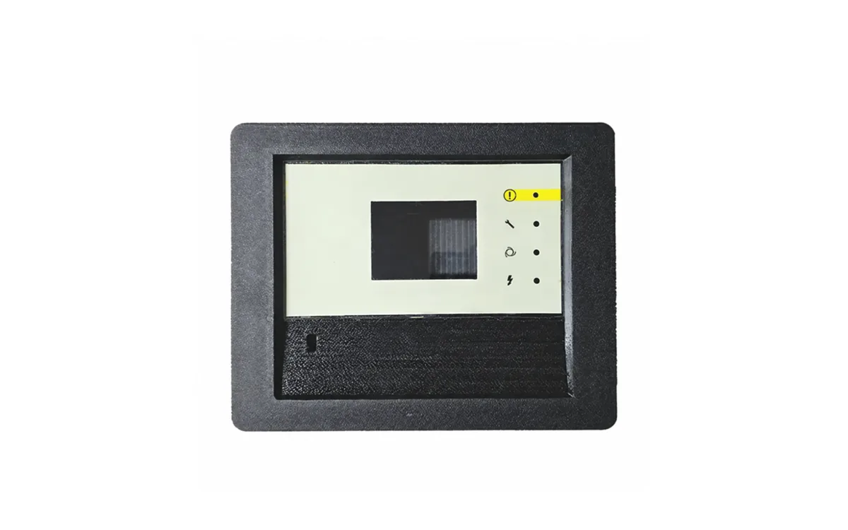 Carenagem frontal da IHM Elektronikon MK5 fabricada pela Vektor